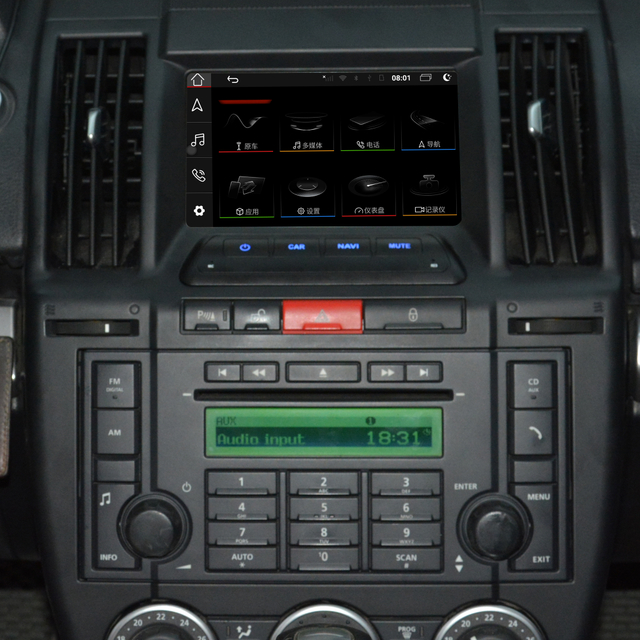 Hualingan Land Rover Freelander 2 Discovery Range Rover Radio Android Head Unit Bluetooth 7.0 inch TouchScreen Car Stereo Upgrade Car GPS Navi Apple CarPlay Fullscreen Audroid Auto