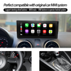 Audi A1 CarPlay Radio Kit Support Apple CarPlay Android Auto Stereo Backup Cameras Upgrade,through 10.25 Touch Screen Android 13 Wifi Navigation Music Netflix YouTube X-twitter Facebook TikTok