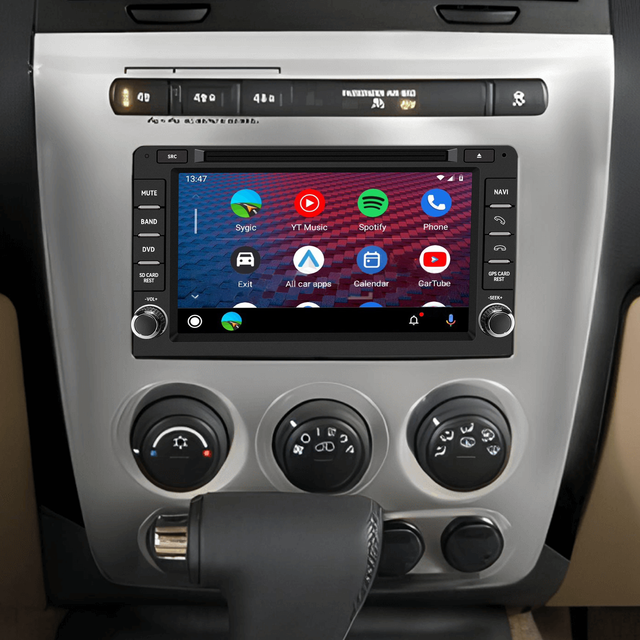 Hummer H3 Apple CarPlay Upgrade 7 Inch Touch Screen Autoradio Car Stereo Android Auto Netflix Spotify Android 13 Navigation Pluto TV Max Disney+ Backup Cameras DVD WiFi Xiaohongshu