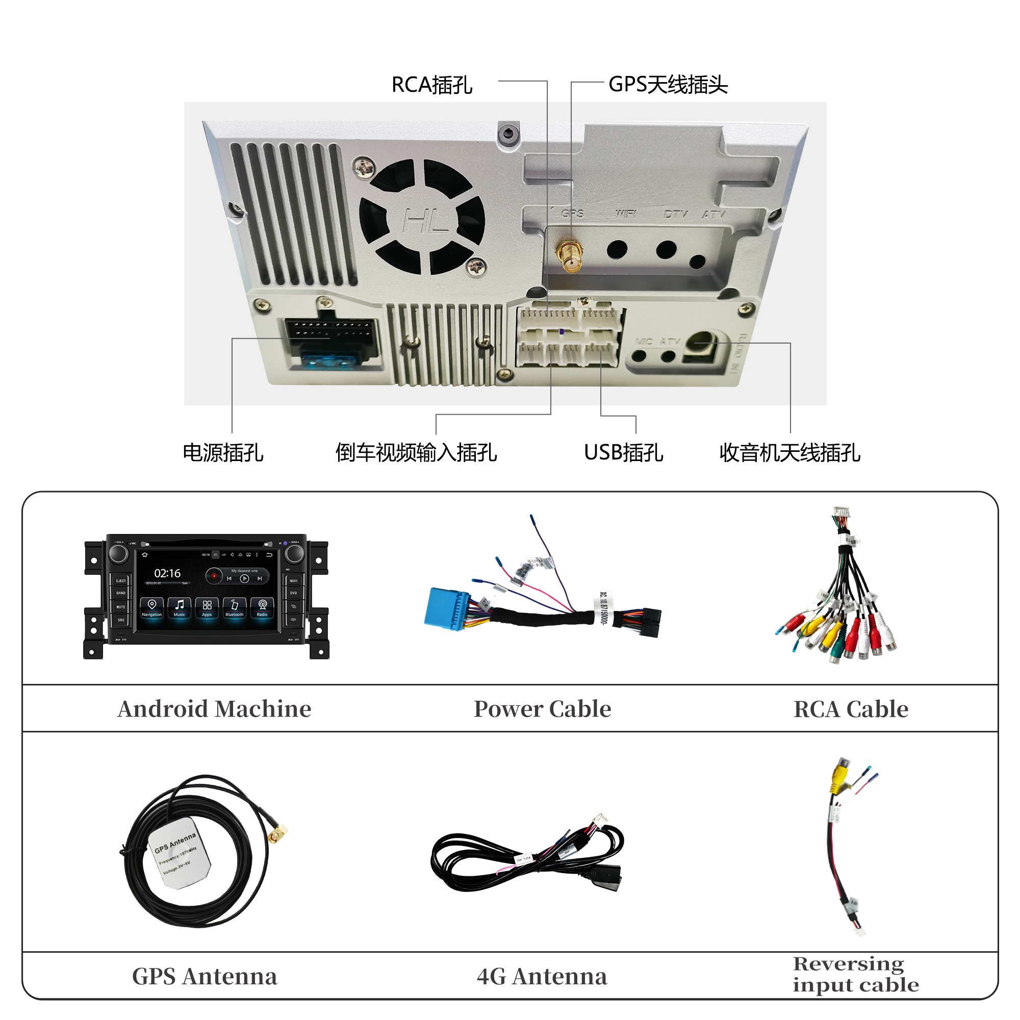 hualingan hla-8164 accessories PX