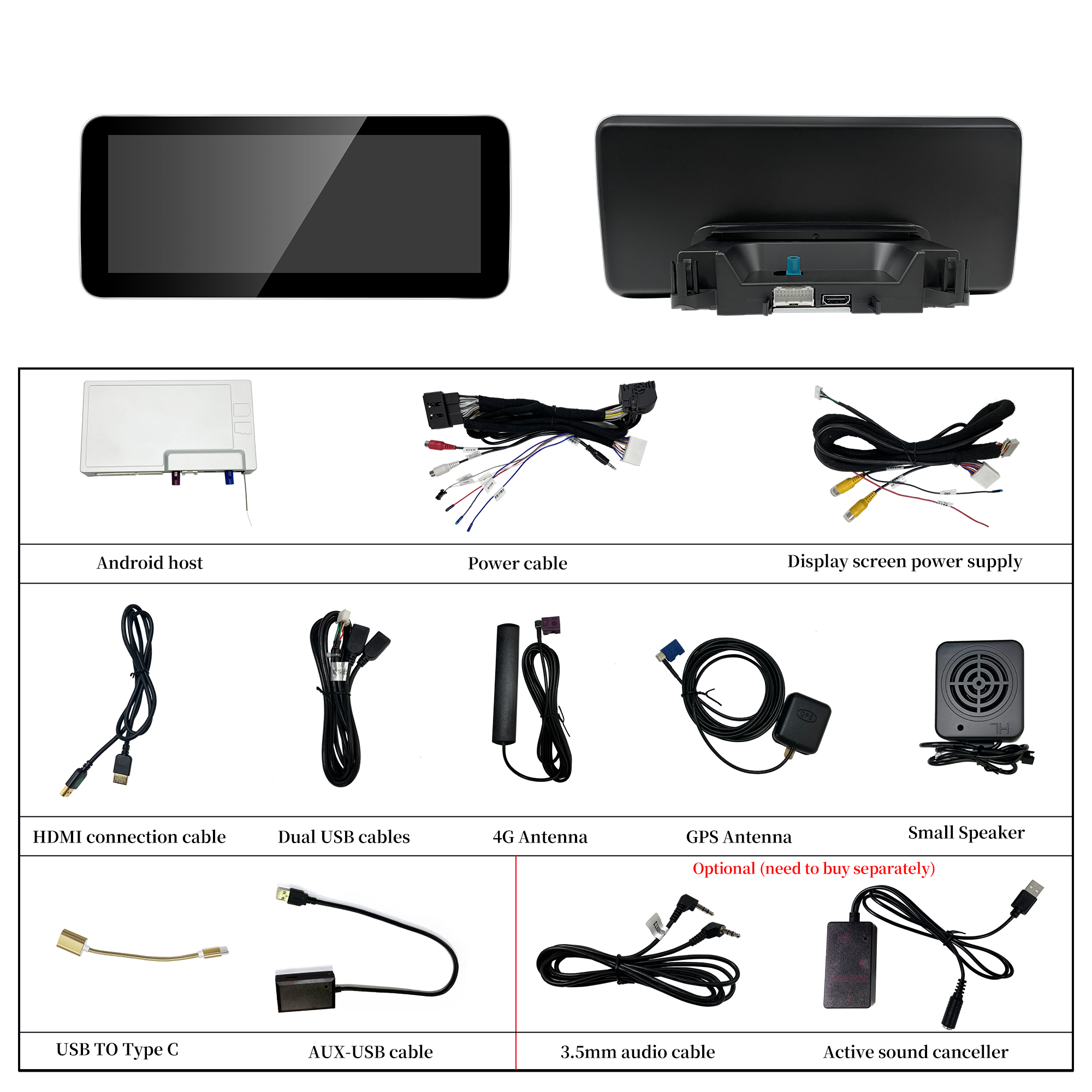 Hualingan HLA-1260 Mercedes MBUX GLC X253 C253 Accessories