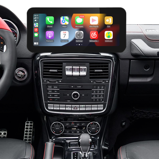 Hualingan 12.3 Touch Screen Install 8.4-inch Mercedes A-Class W176 NTG 5.1/5.2 Android Auto Wireless Apple CarPlay Split Screen Mirror Smartphones Apps Navigation Netflix ReeIShort Backup Cameras