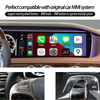 Hualingan CarPlay AI Adapter for Mercedes S-Class NTG5-5.2 W222 V222 X222 VV222 C217 A217 Wireless Apple CarPlay Android Auto Full Screen to 12.3 Touch Apps Netflix Spotify Prime Video Navigation 
