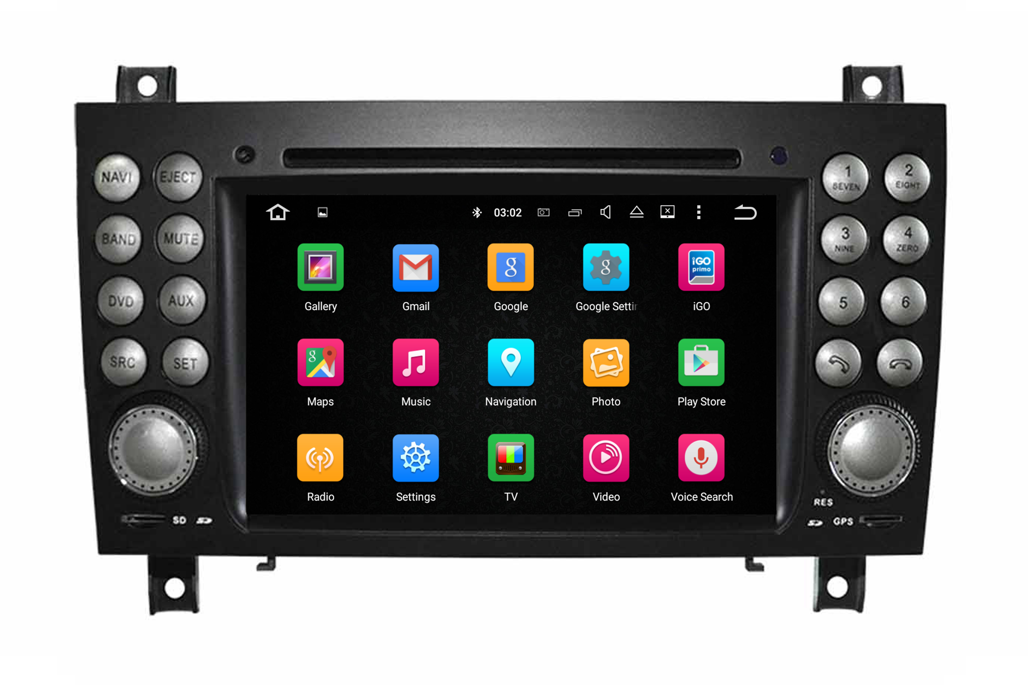 Hualingan Autoradio for Mercedes SLK R171 W171 Radio Upgrade Stereo Head Unit Upgrade 7"Touch Screen DVD Apple CarPlay Android Auto Replacement Aftermarket GPS Navigation Bluetooth 2004 2007 2008 2010
