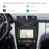 Hualingan 6.2-inch Android Screen for Mercedes-E Class W210 S210 Radio Upgrade Apple CarPlay Wireless Android Auto Split Screen Mirroring Full Screen iPhone Navigation Netflix Reverse Cameras
