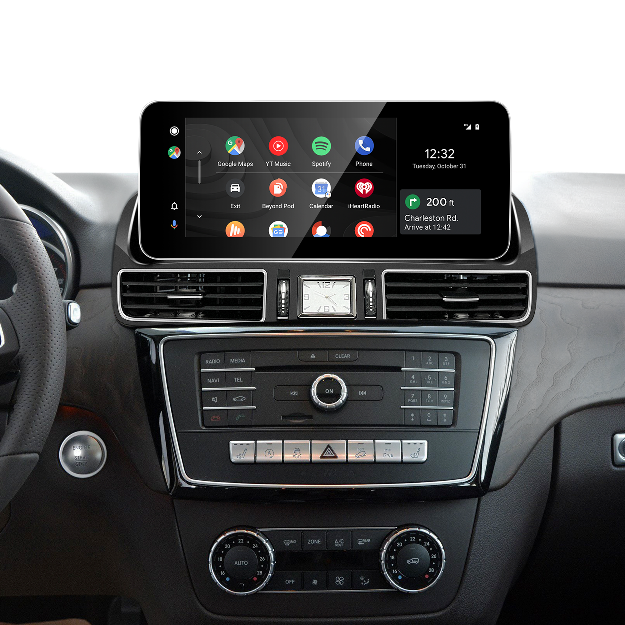 hualingan hla-1239 Mercedes GLE W292 android auto