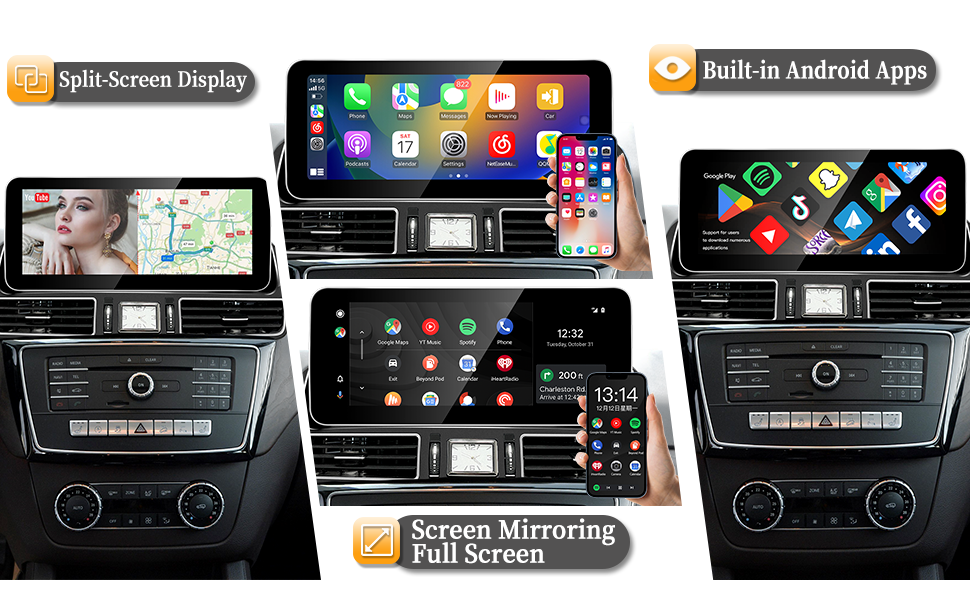 hualingan hla-1239 Mercedes GLE W292 full screen