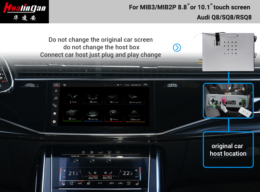 Boitier activation Apple CarPlay sans fil Audi A6, A7, A8, Q8, e-tron - RMS  Autotechnik