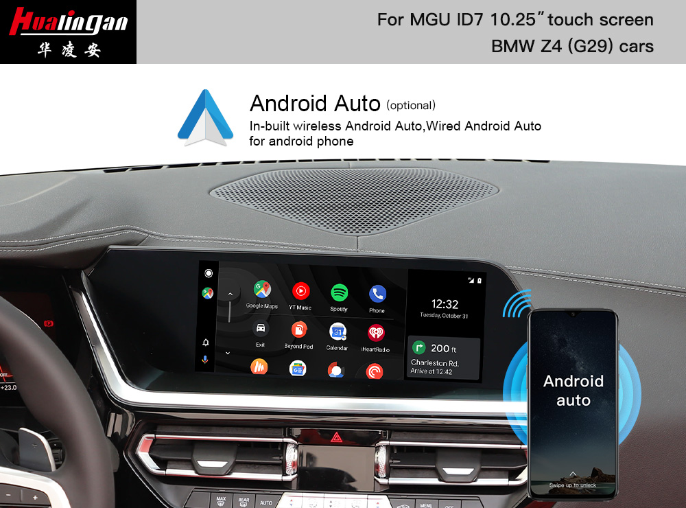 BMW Z4 G29 MGU CarPlay AI BOX Android AI BOX Apple CarPlay Retrofit 