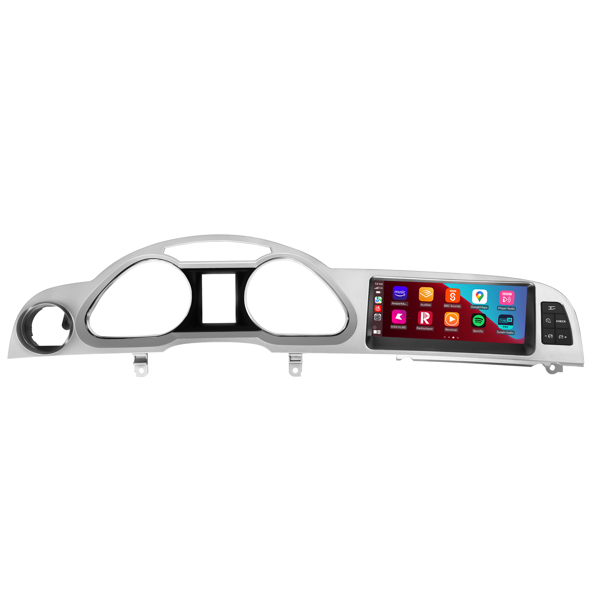 Audi A6 C6 MMI 2G MOST 8.8 Inch Touch Screen Upgrade Android 13 OS Wireless Apple CarPlay Android Auto Screen Mirror 4G Wi-Fi GPS Navigation Google Maps Netflix Spotify Prime Video Twitch Tumblr