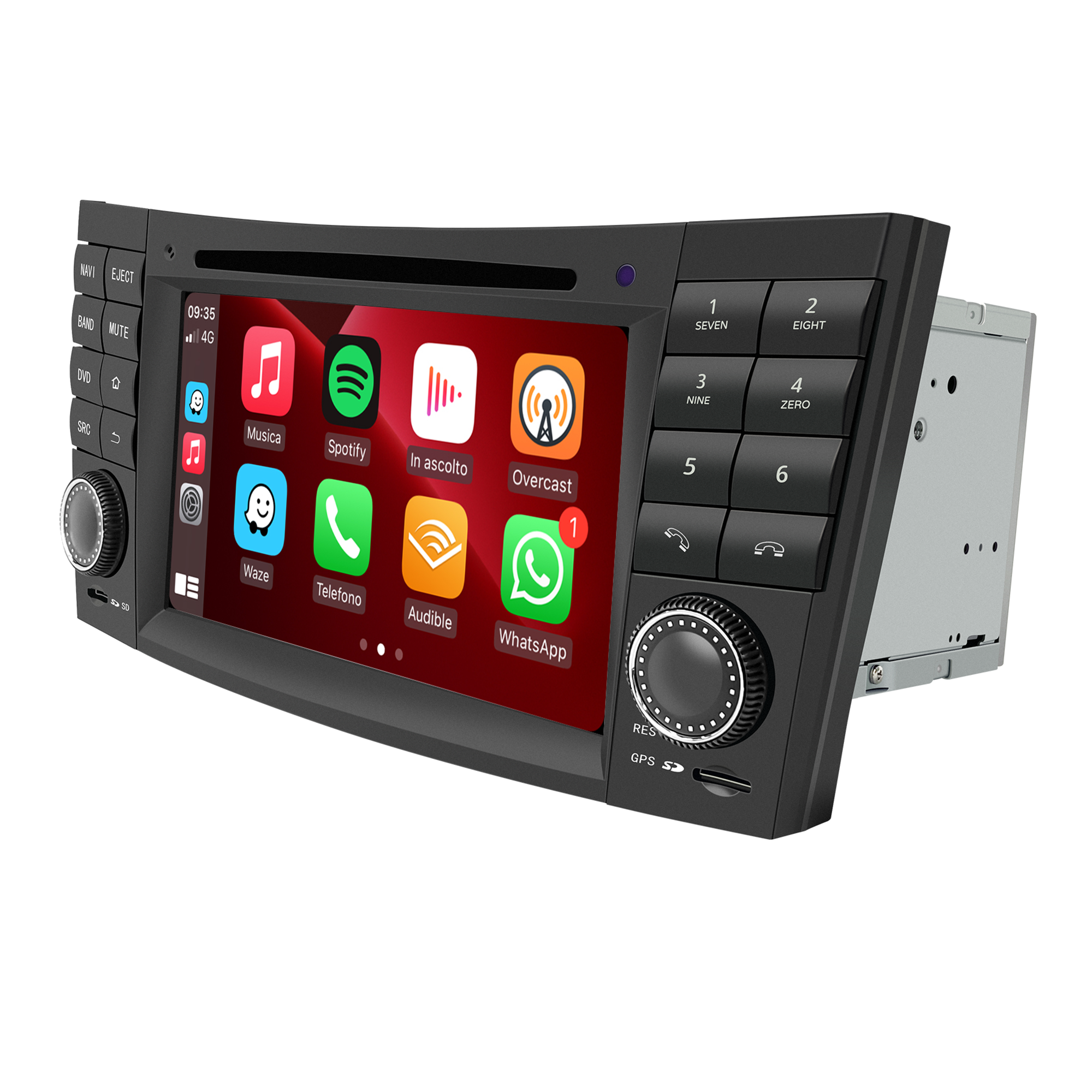 Hualingan Carplay Radio W211 W219 C219 W463 W209 C209 Android for Mercedes E-G-CLS-CLK Class