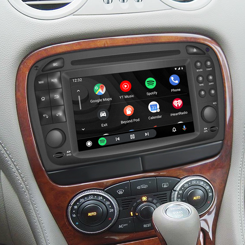 Hualingan AutoRadio for Mercedes Comand SL500 R230 Radio Stereo SL300 SL350 SL55 SL63 Head Unit Upgrade 6.2