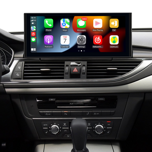 Audi A6 C7 A7 4G8 Mmi 3G RMC Android Screen 12.3 Inch Touch Replacement Retrofit Kit Wireless Apple CarPlay Android Auto GPS Navigation WiFi Backup Cameras Android Apps Twitch Netflix Games Reddit