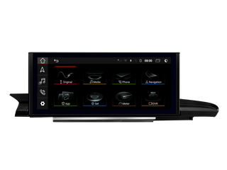 Hualingan 12.3 Android Screen Upgrade Audi A6 S6 RS6 C7 Wireless Apple CarPlay Android Auto Screen Mirroring Samsung Apps Netflix Spotify Prime Video Reddit Twitch Waze Games GPS Navigation Siri