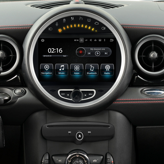 Android Auto Head Unit For BMW Mini Cooper Hatch One R56 Upgrade 8" Touch Screen Android 13 Apple CarPlay Radio with Backup Camera GPS Navi RDS HL-8835