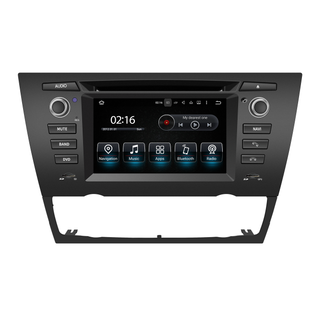 BMW CarPlay Stereo Upgrade E90 E91 E92 E93 Radio 6.2 Inch Android Screen Wireless CarPlay Android Auto Full Screen Mirroring, GPS Navigation, Split Screen, WiFi Apps, Bluetooth, Music, Backup Camera