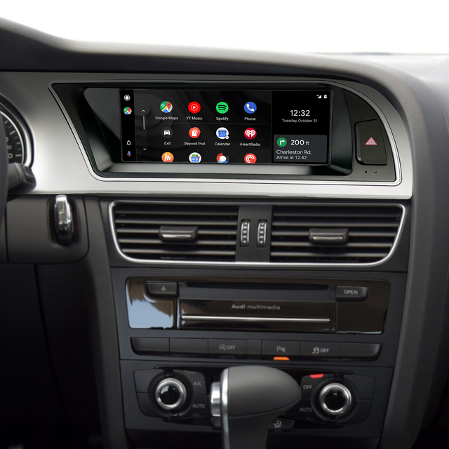 Audi A5 S5 RS5 Concert Symphony 8.8 Touch Screen Upgrade 2009-2016 Apple CarPlay Android Auto Android 13 Apps Netflix Spotify Prime Reddit Twitch Waze Games Navigation WiFi Reverse Camera 8T 8F 