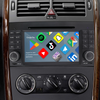 Mercedes W169 C169 A-Class Radio Upgrade 6.2 Touch Screen Add Wireless Apple CarPlay Android Auto Android System GPS Navigation Google Maps Vehicle Cameras Bluetooth Calls AM FM DVD Netflix YouTube