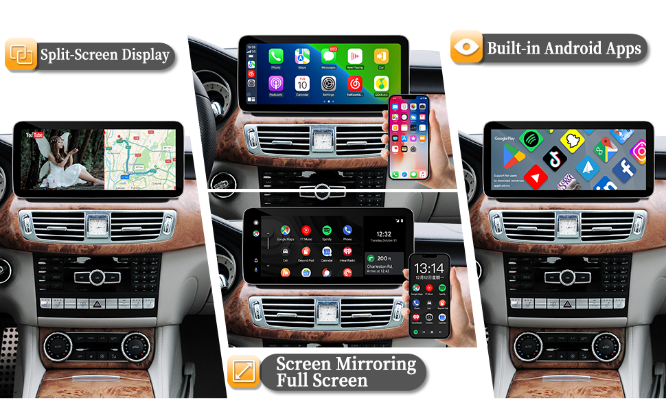 hualingan hla-1010 hla-1210 Mercedes CLS W218 X218 4 in 1