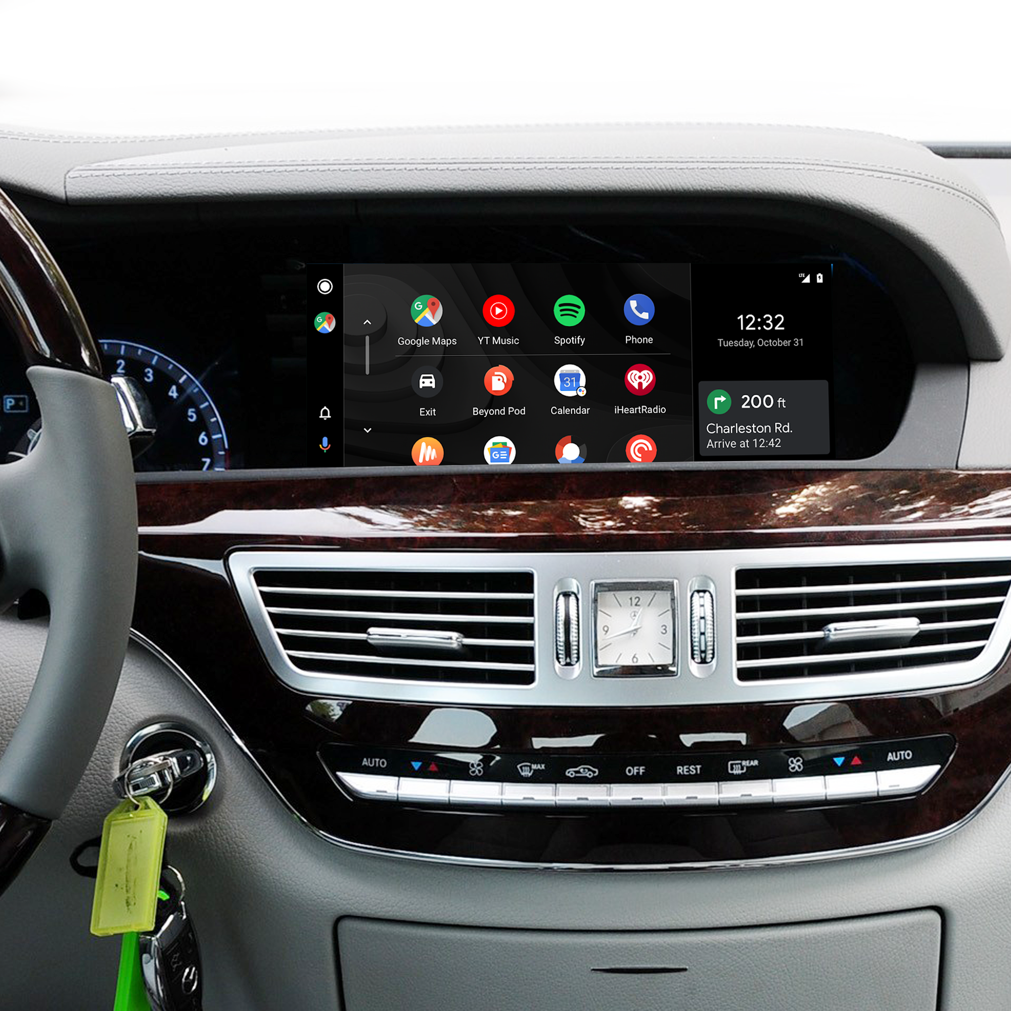 Hualingan hla-1031 Mercedes W221 C216 android auto