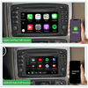 Mercedes W168 Radio Upgrade 6.2 Touch Screen Add Wireless Apple CarPlay Android Auto Android System GPS Navigation Google Maps Vehicle Cameras Bluetooth Calls AM FM DVD Netflix YouTube TV Spotify