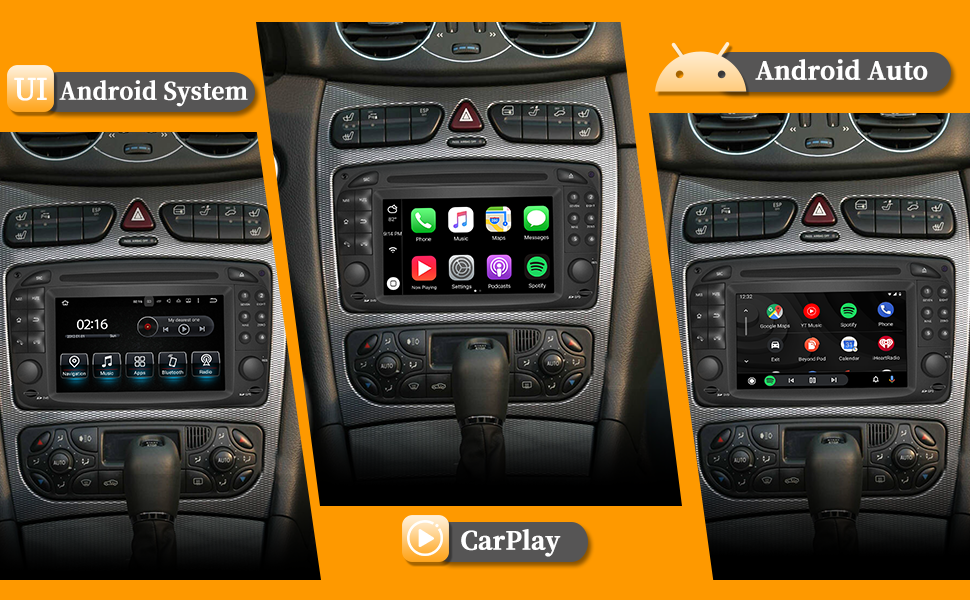 Hualingan hla-8802 Mercedes Radio Upgrade 6.2 Touch Screen 3 in 1 Hualingan hla-8802 Mercedes Radio Upgrade 6.2 Touch Screen 3 in 1