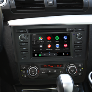 BMW E82 E81 E88 Radio 1 Series Car Stereo Dash Kit Replacement Upgrade 6.2 Inch Touch Screen Wireless Apple CarPlay Android Auto Mirror Link Android 13 Qualcomm GPS Navigation Netflix Spotify 