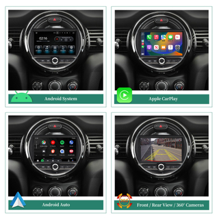 Mini Cooper F56 Radio Bluetooth For Mini One JCW Retrofit 7 inch Touch Screen Car Stereo Android Auto Spotify Android 13 Head Uni Backup Camera RDS AM FM GPS Navi HL-8845