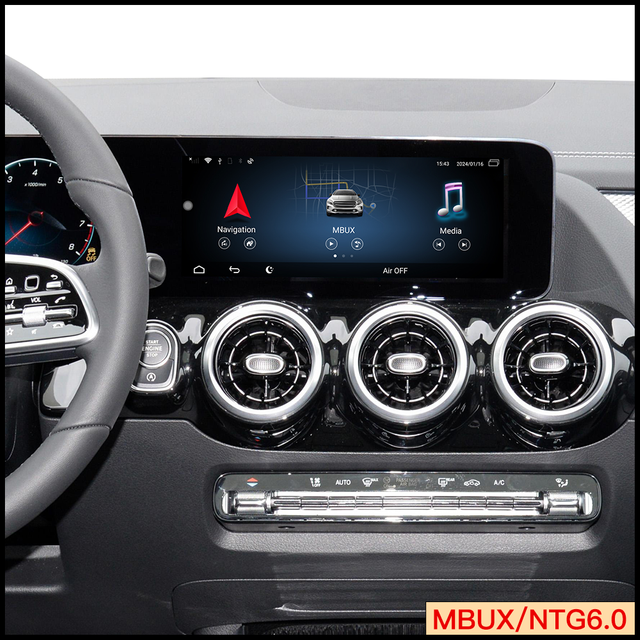 Hualingan Android 13 Ai Box,for Mercedes CLA C118 X118 10.25 MBUX Screen,Magic Box,8+256GB,Wired To Wireless CarPlay and Android Auto,Car Video Netflix,YouTube,Hulu,Spotify,Games