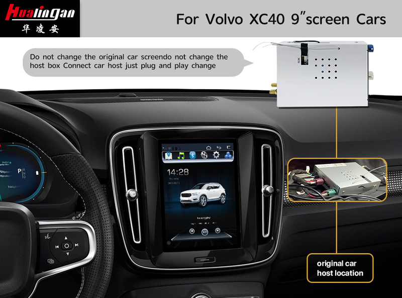 Volvo XC40 Apple Carplay Android Auto Full Screen Car Play Ai Box ...