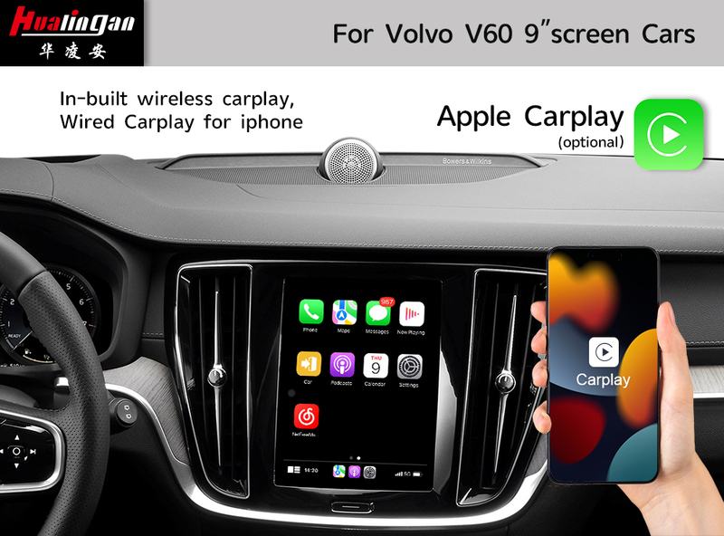 Volvo V60 Apple CarPlay Full Screen Android Auto Wireless Adapter