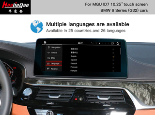 BMW 6 Series G32 MGU Apple CarPlay Retrofit IDrive 7.0 Android AUto Full Screen Mirroring