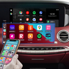 Hualingan 3 in 1 Apple CarPlay Adapter for Mercedes-Benz S-Class NTG 5.0,5.1,5.2 (W222,V222,X222,VV222,A217,C217) Android OS & Android Auto Wireless,Waze,Games,Music,Netflix,TikTok,Backup Cameras