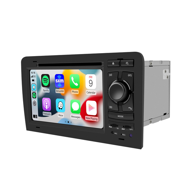 Hualingan Audi A3 S3 RS3 8P Android Radio Head Unit 7 inch TouchScreen Car Stereo Upgrade Car GPS Navigation DVD Car Player Android 11 wireless Apple CarPlay Fullscreen Audroid Auto 4G Wifi