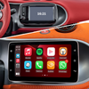 Hualingan Smart Fortwo/Forfour 2015-2018 Android Radio Head Unit 9.0 inch TouchScreen Car Stereo Upgrade Car GPS Navigation Wireless Apple CarPlay Fullscreen Audroid Auto Wifi 4G Bluetooth