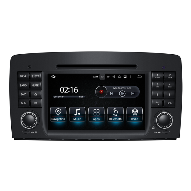 Mercedes W251 Radio R280 R300 R320 R350 R500 R63 Double Din Stereo Kit Upgrade 7 Inch TouchScreen Apple CarPlay Android Auto Mirror Link Android 13 GPS Navigation DVD Supports Install Backup Cameras