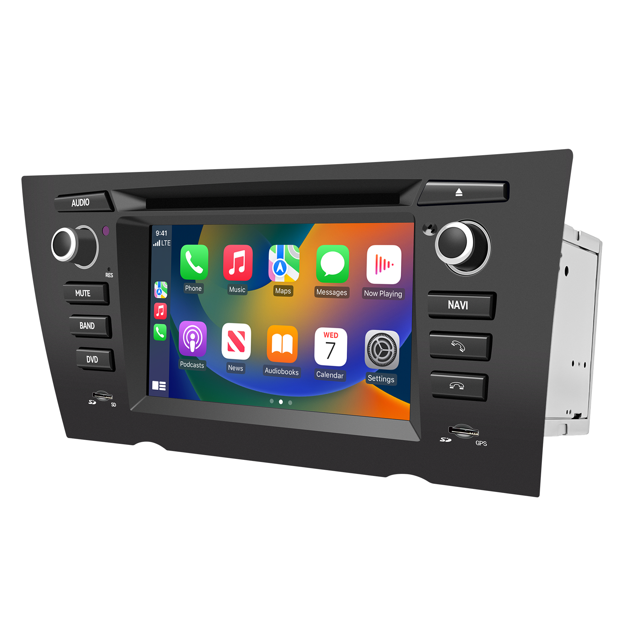 Hualingan BMW 3 Series E90 E91 E92 E93 Android Radio Head Unit 6.2 Inch TouchScreen Car Stereo Upgrade Car GPS Navigation Wireless Apple CarPlay Fullscreen Audroid Auto Wifi 4G Bluetooth