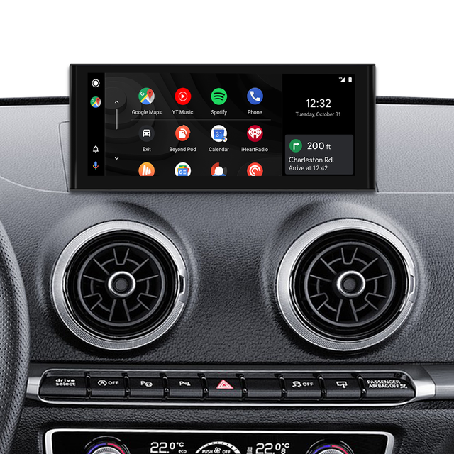 Android Auto Audi A3 S3 RS3 8V 2012–2020 | 12.3" Android Touch Screen to Replace OEM Screen with Wireless Apple CarPlay