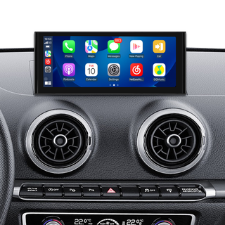 CarPlay Audi A3 S3 RS3 8V 2012–2020 | 10.25" Android Touchscreen to Replace OEM Screen with Wireless Apple CarPlay & Android Auto