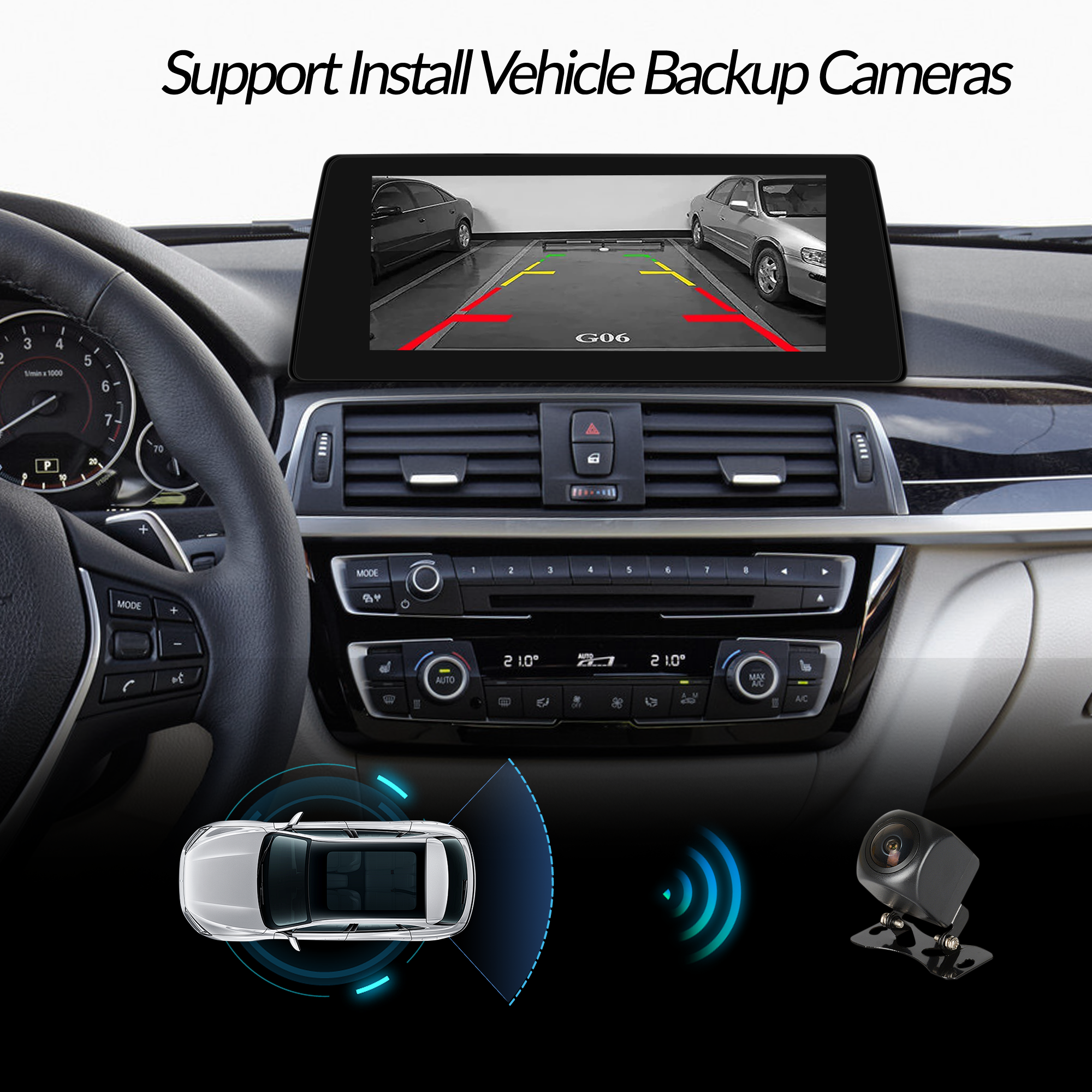 10.25" BMW NBT CarPlay Screen Upgrade for F30 F31 F34 F35 F32 F33 F36 Wireless Apple CarPlay Android Auto