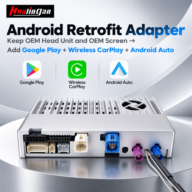 Mercedes H243 Apple CarPlay Adapter for EQA MBUX NTG 6.0 Wireless Android Auto, 4G WiFi, Full-Screen Phone Mirroring, Split-Screen, Google Play, 360° & Front & Backup Camera, DAB+ Support