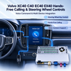 Volvo XC40 C40 EC40 EX40 Wired & Wireless CarPlay & Android Auto Retrofit Adapter | Full-Screen Phone Mirroring, HDMI Output, DAB+, DVR & Backup Camera Support