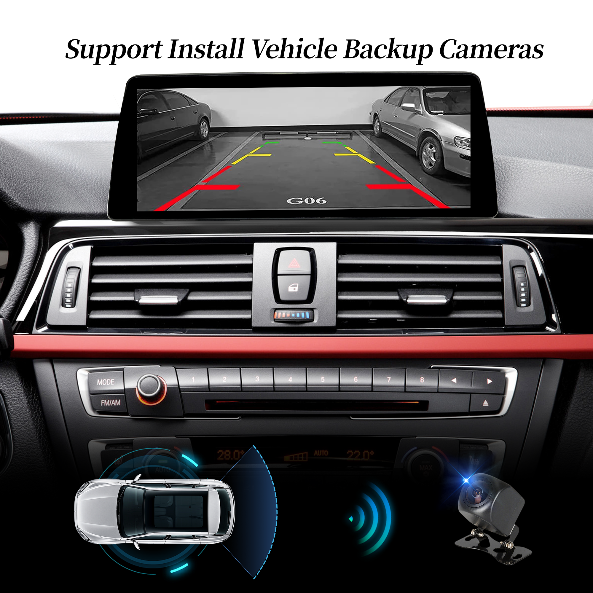 hualingan hla-8830 HLA-1230 BMW F30 F31 F34 F35 F32 F33 F36&nbsp;Vehicle Cameras