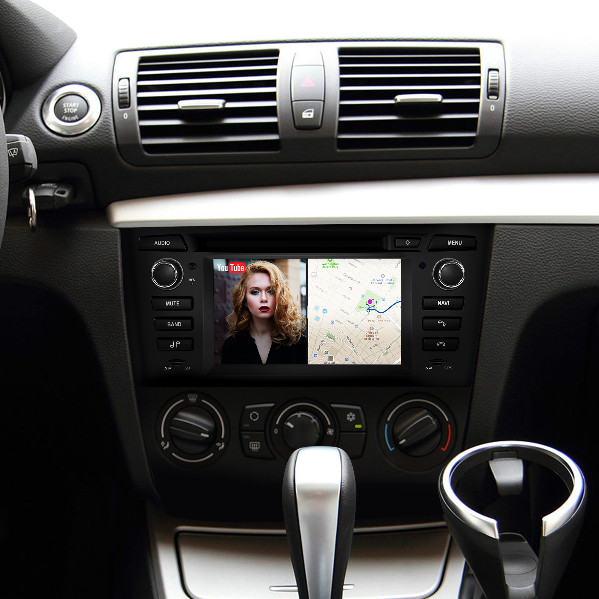 Hualingan HL-8821 Manual BMW 1 Series E81 E82 E87 E88&nbsp;Split screen