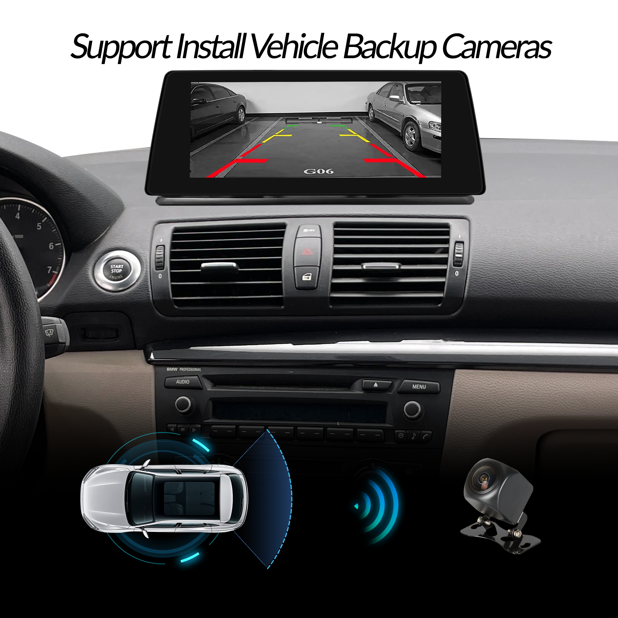BMW 1 Series Stereo Upgrade 10.25" for E81 E82 E87 E88 | Wireless Apple CarPlay & Android Auto Radio Replacement
