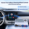 Wireless Apple CarPlay Adapter for Volvo XC60 S60 V60 | 9" OEM Sensus Screen Retrofit | Full-Screen Wired & Wireless Apple CarPlay & Android Auto