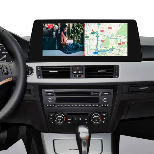 Apple CarPlay E90 E91 E92 E93 Aftermarket Stereo | 10.25" Touch Screen to Replace OEM Screen with Android Auto