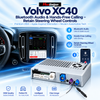 Hualingan Android Retrofit Adapter for Volvo XC40 C40 EC40 EX40 Wireless CarPlay Android Auto Full-Screen Mirroring, Google Play Store, HDMI Output, DAB+, DVR & Backup Camera Support 
