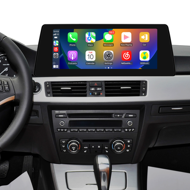 Apple CarPlay E90 E91 E92 E93 Aftermarket Stereo | 10.25" Touch Screen to Replace OEM Screen with Android Auto