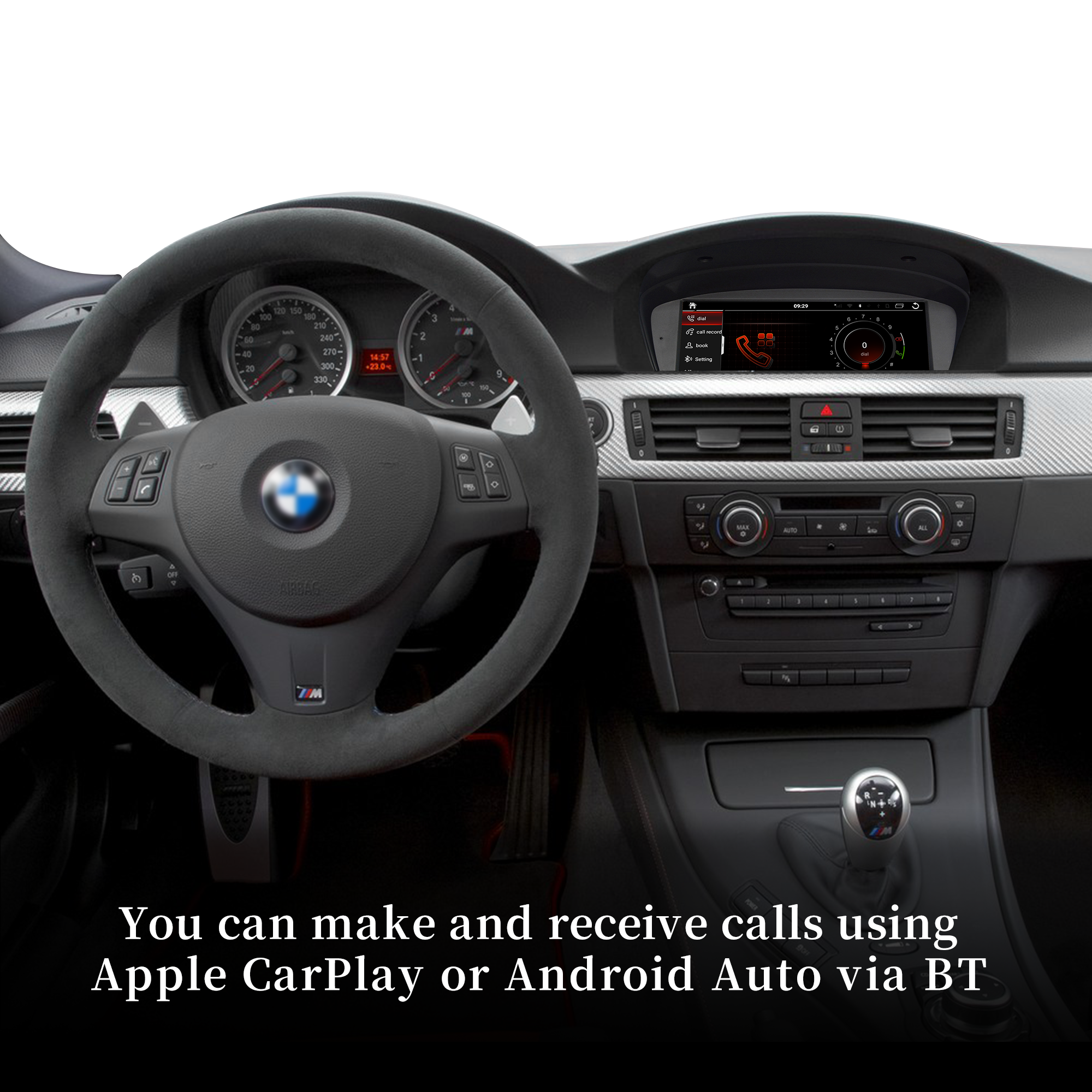 8.8" BMW CCC CarPlay E60 E61 E63 E64 E90 E91 E92 E93 Radio Screen Upgrade Wireless Android Auto